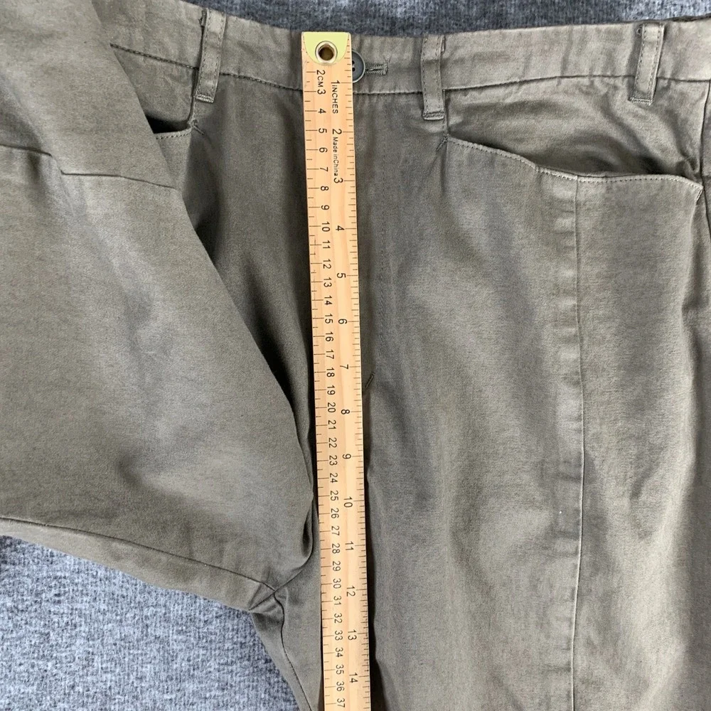 Pas de Calais Pant Women Medium Brown Rustic Quite Luxury Minimalist Lagenlook - Picture 7 of 10